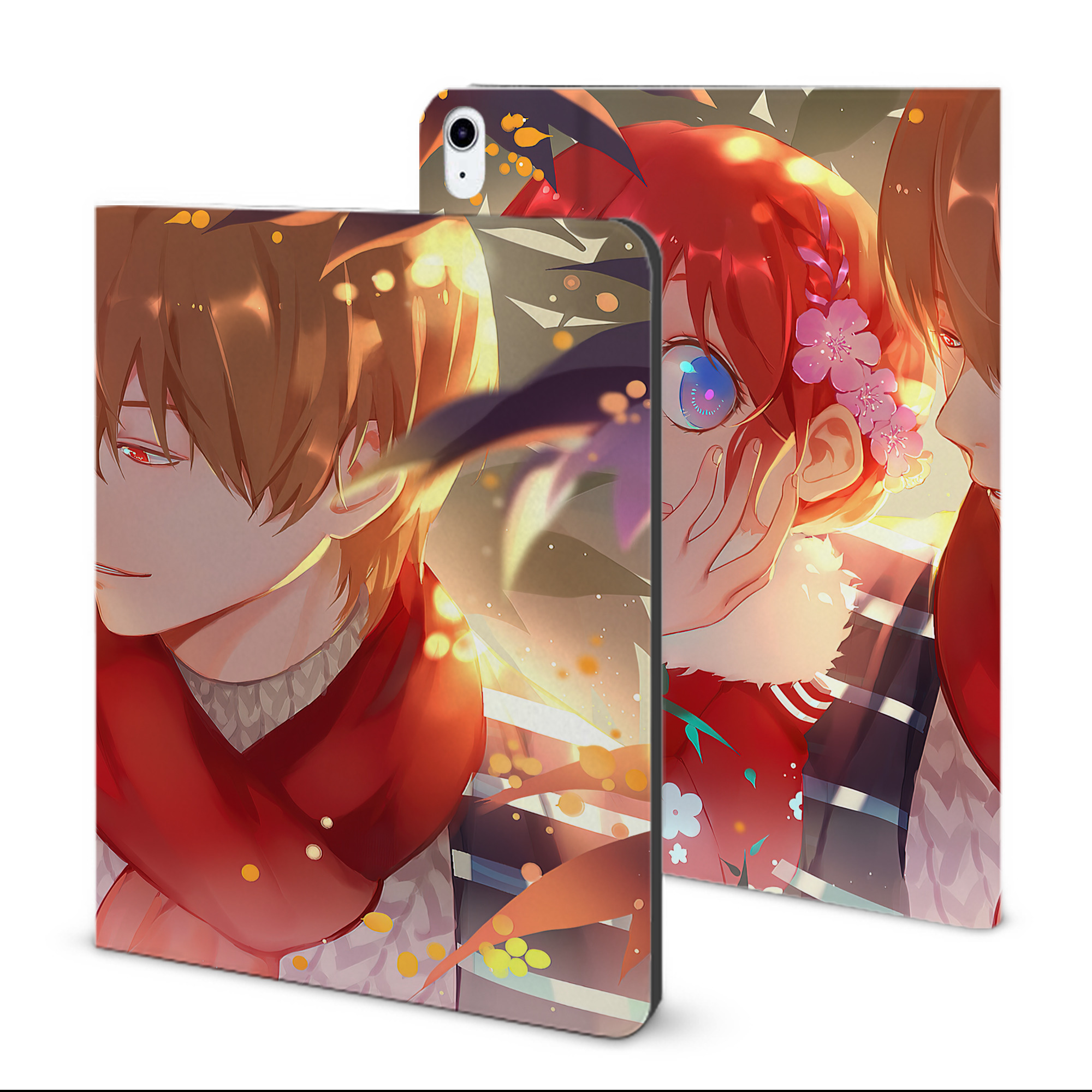 ぎんたま 坂田銀時（さかたぎんとき） 神楽 志村新八（しむら しんぱち） GINTAMA Sakata Gintoki Kagura Shimura Shinpachi IPad ケース ブック型 PUレザー TPU 耐衝撃 軽量 薄型 ペン収納なし 全面保護 IPad 各モデル対応